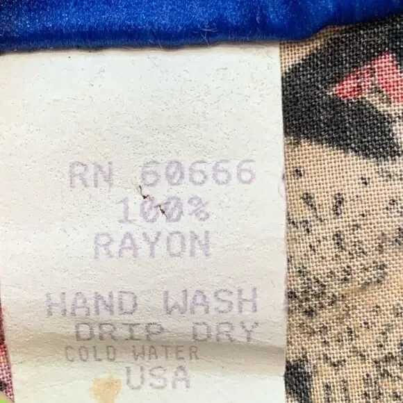 Vintage A Personal Touch Shirt Multicolor Abstract Art Collared Button Up Plus - Picture 7 of 8